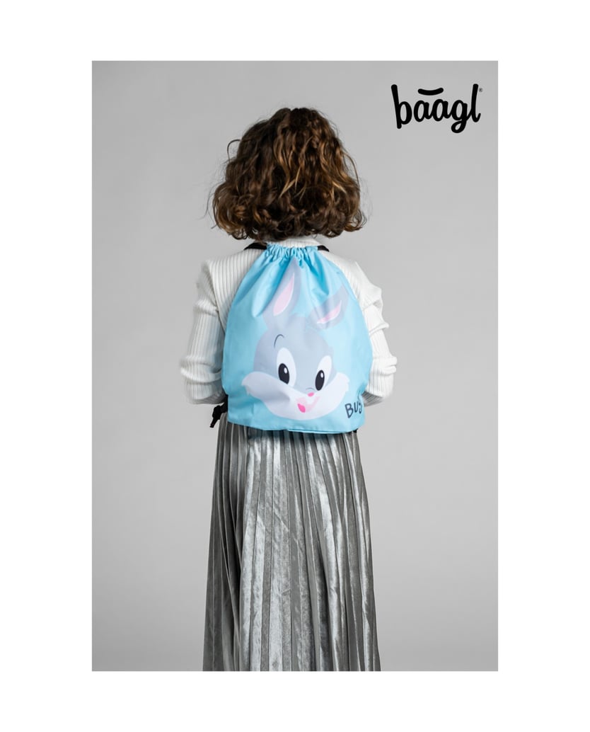 Baagl-Kindergartenbeutel-Bugs-Bunny-blau