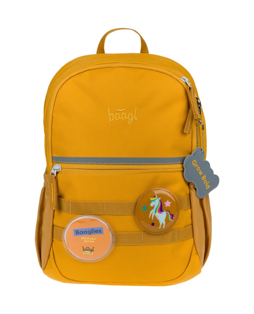 Baagl-Rucksack-Buddy-Einhorn-gelb