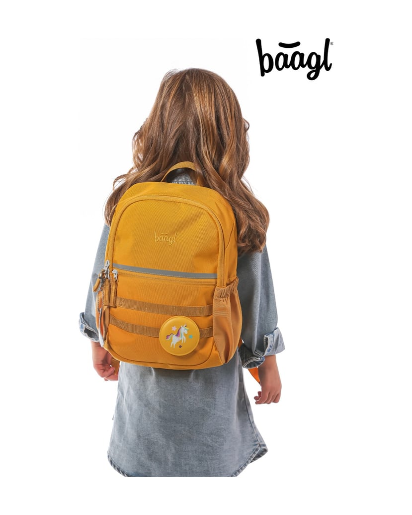 Baagl-Rucksack-Buddy-Einhorn-gelb