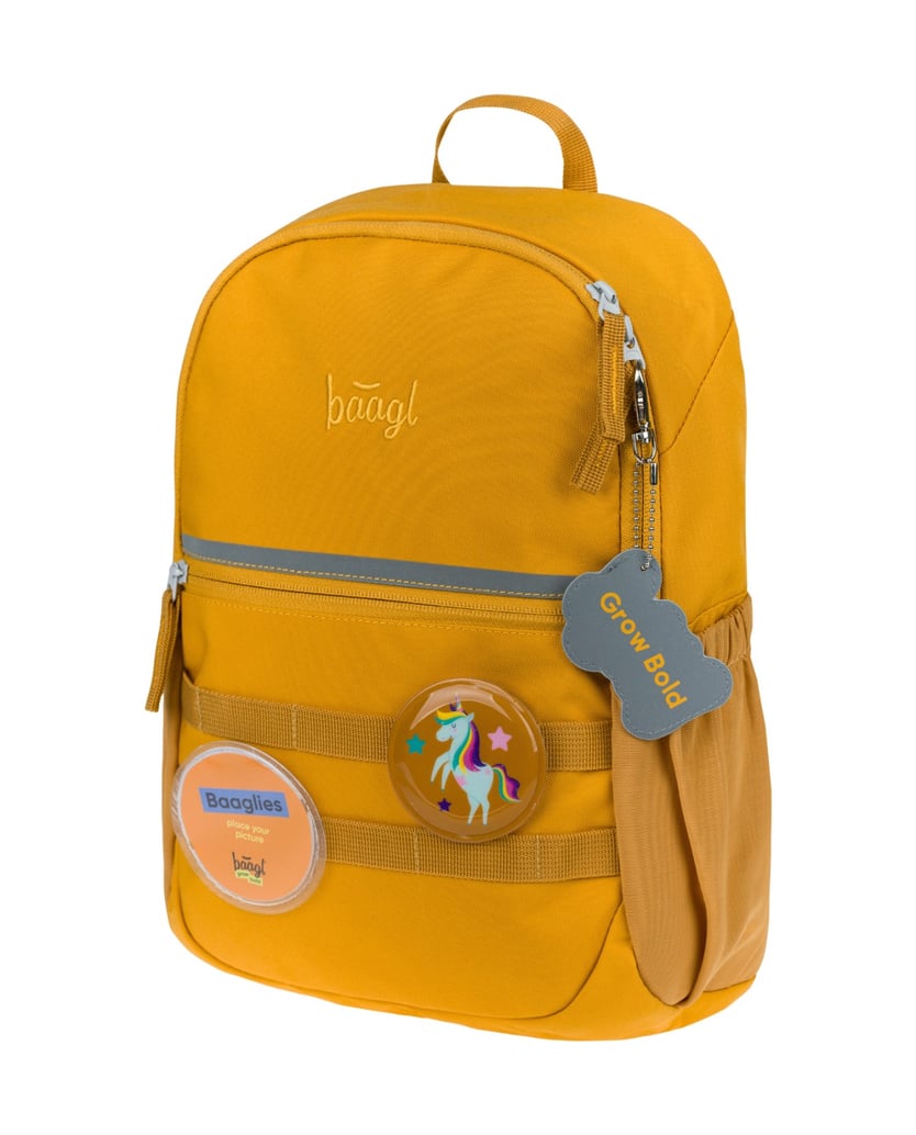 Baagl-Rucksack-Buddy-Einhorn-gelb