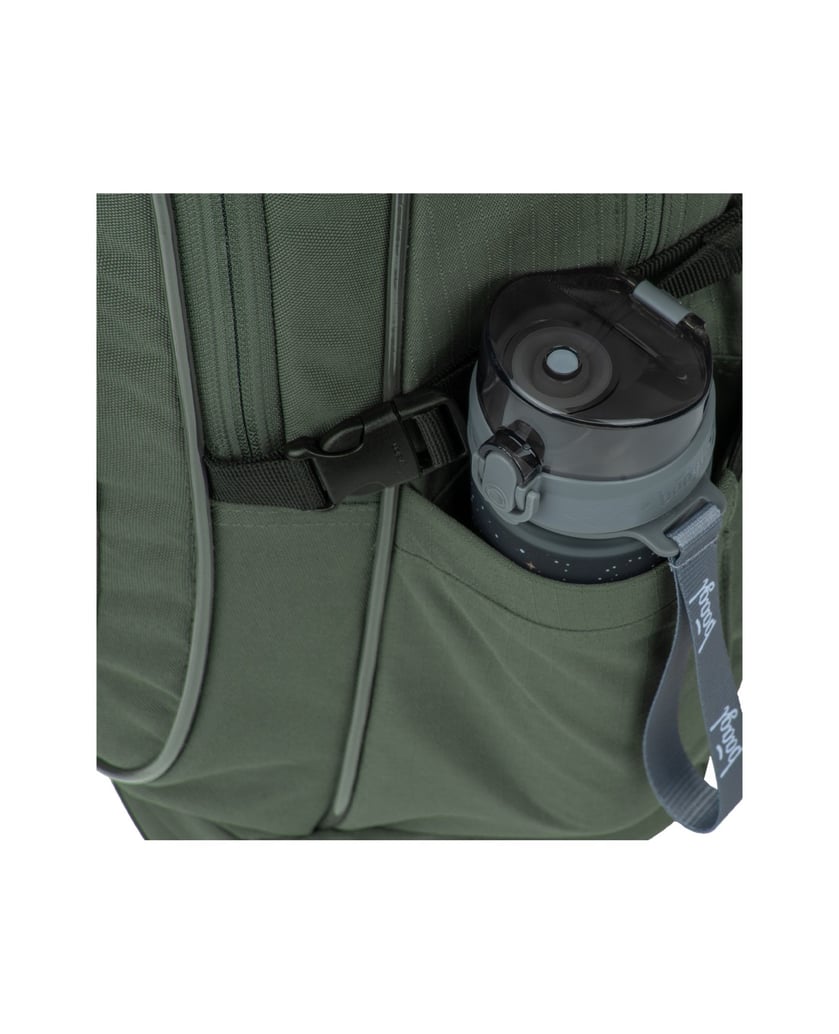 Baagl-Schulrucksack-Cubic-Grove-grün