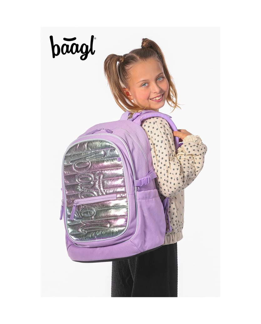 Baagl-Schulrucksack-Core-Levander-lila