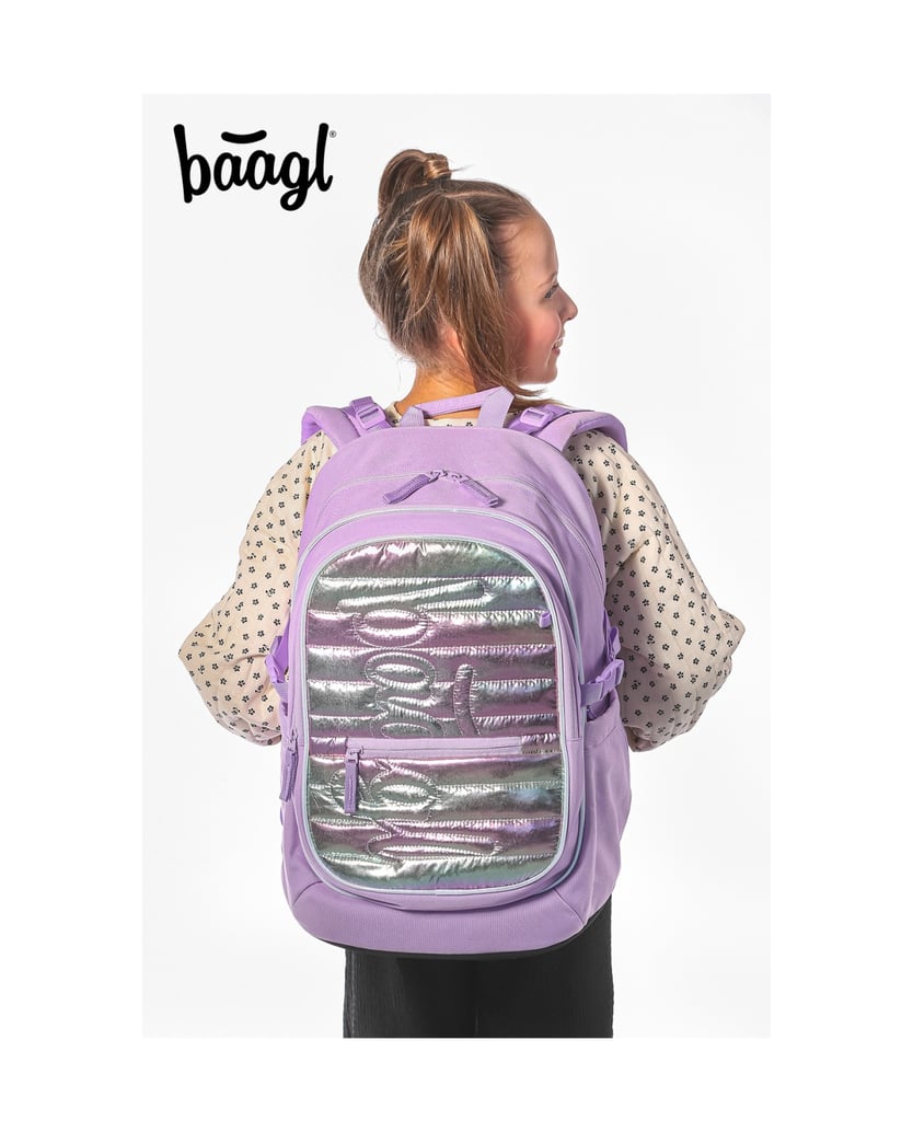 Baagl-Schulrucksack-Core-Levander-lila