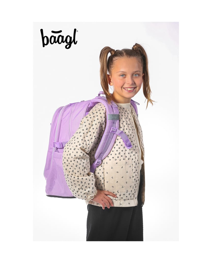 Baagl-Schulrucksack-Core-Levander-lila