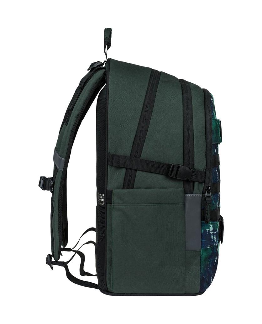 Baagl-Schulrucksack-Skate-Forest-grün