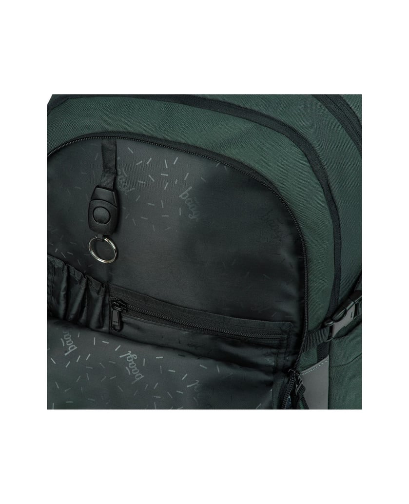 Baagl-Schulrucksack-Skate-Forest-grün