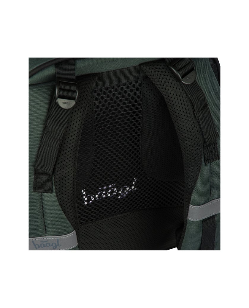 Baagl-Schulrucksack-Skate-Forest-grün