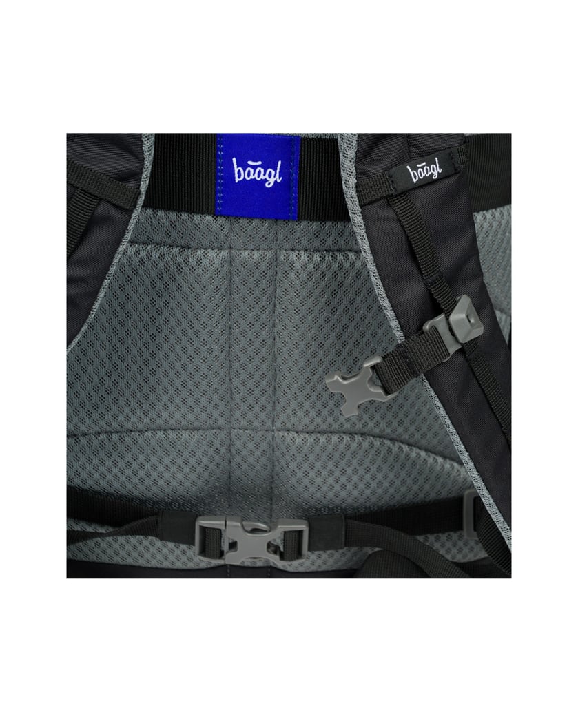 Baagl-Rucksack-Dash-Schwarz-schwarz