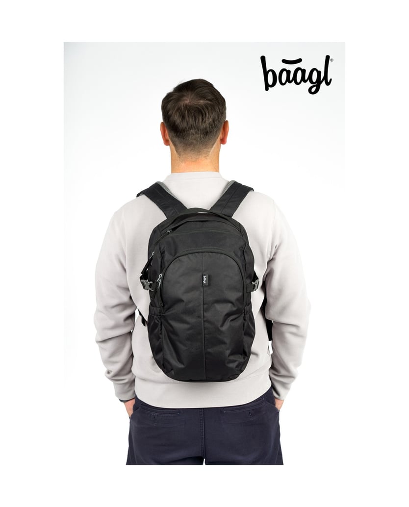 Baagl-Rucksack-Dash-Schwarz-schwarz