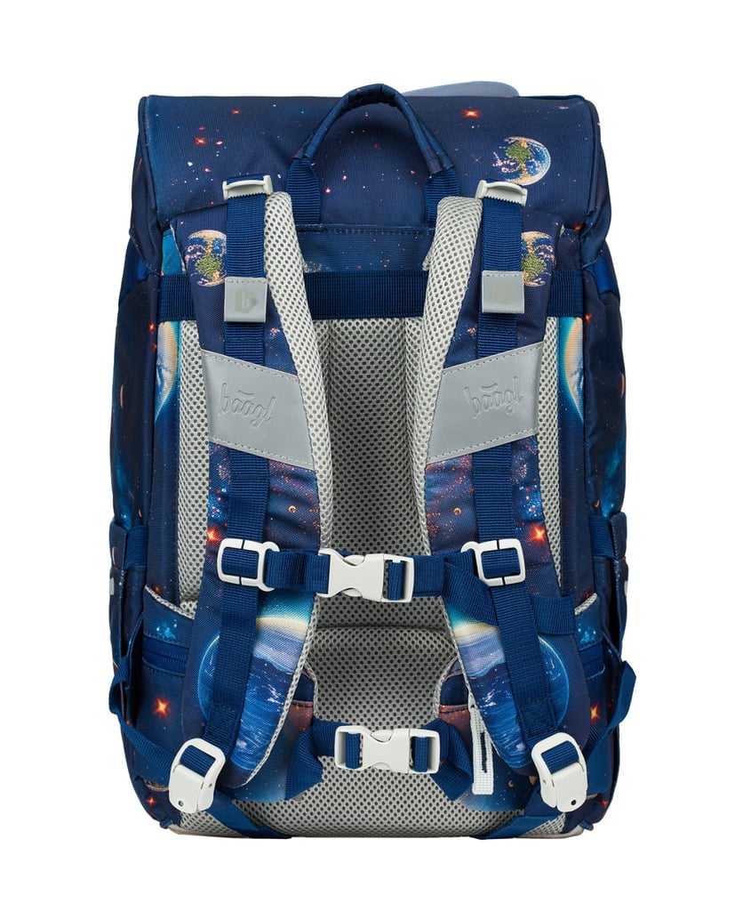 Baagl-AIRY-Weltraum-Rucksack-Set-5tlg-blau