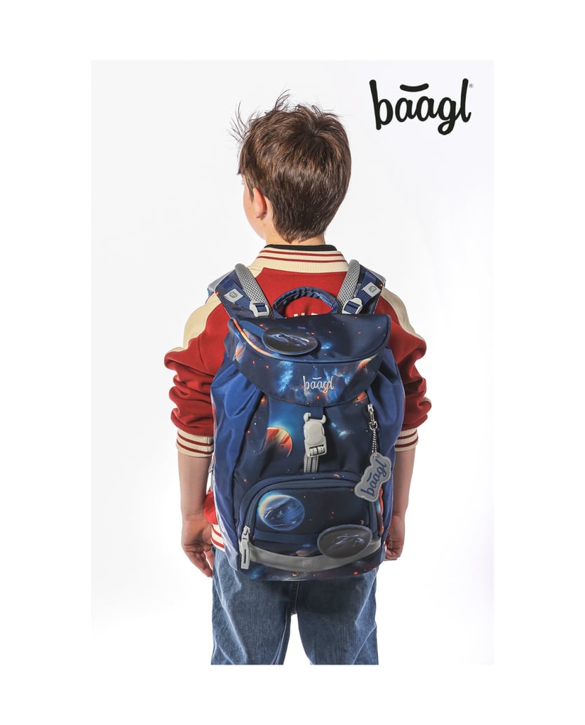 Baagl-AIRY-Weltraum-Rucksack-Set-5tlg-blau