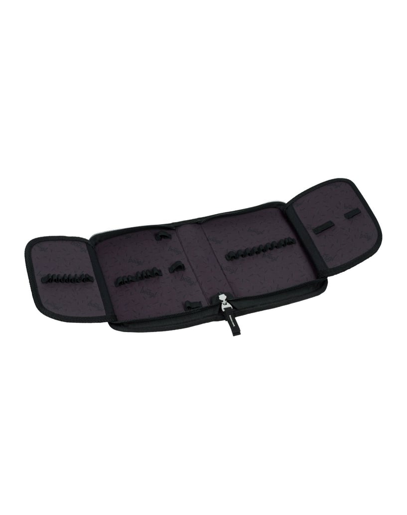Baagl-Fächermäppchen-1-Fach-Pixel-Space-schwarz