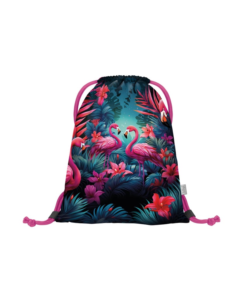 Baagl-Ergo-Flamingos-Schulranzen-Set-5tlg
