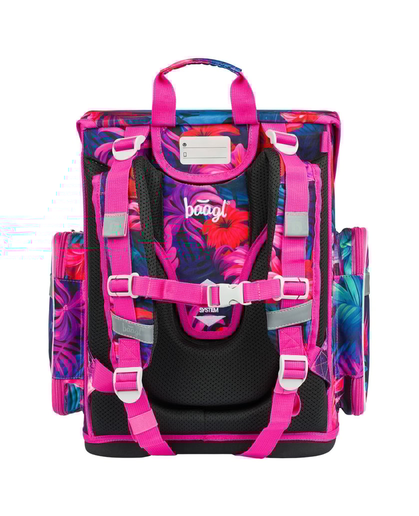 Baagl-Ergo-Flamingos-Schulranzen-Set-5tlg