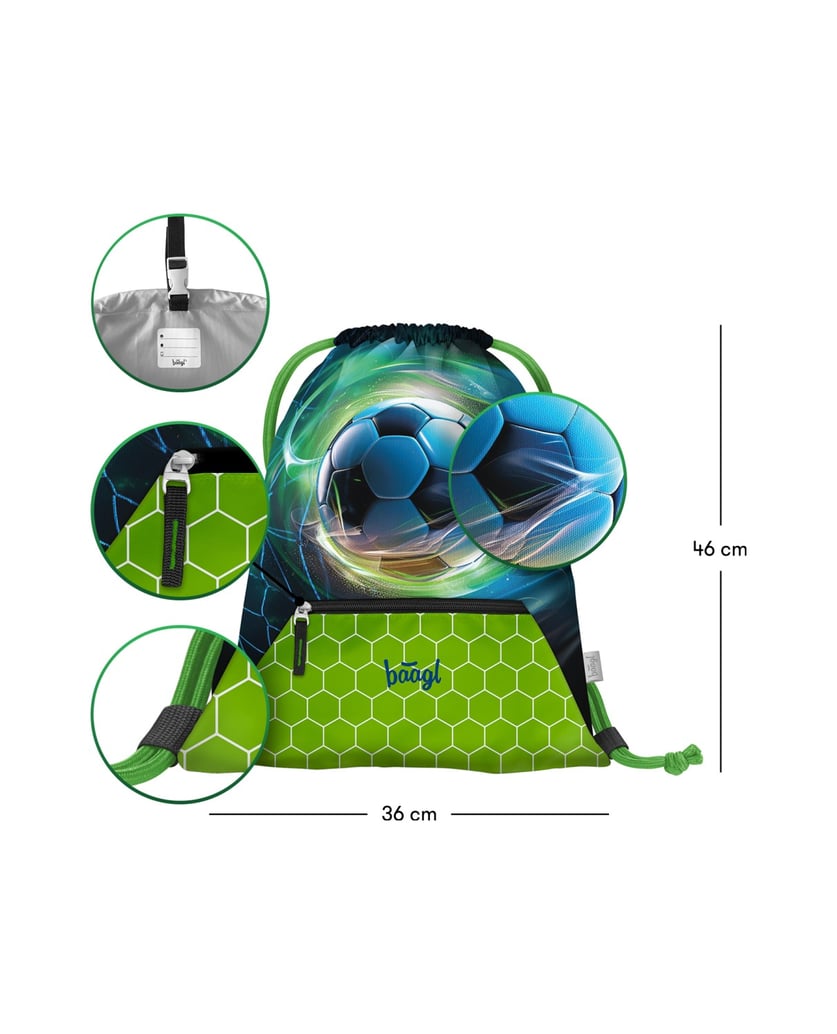 Baagl-Zippy-plus-Fußball-Schulranzen-Set-3tlg-blau