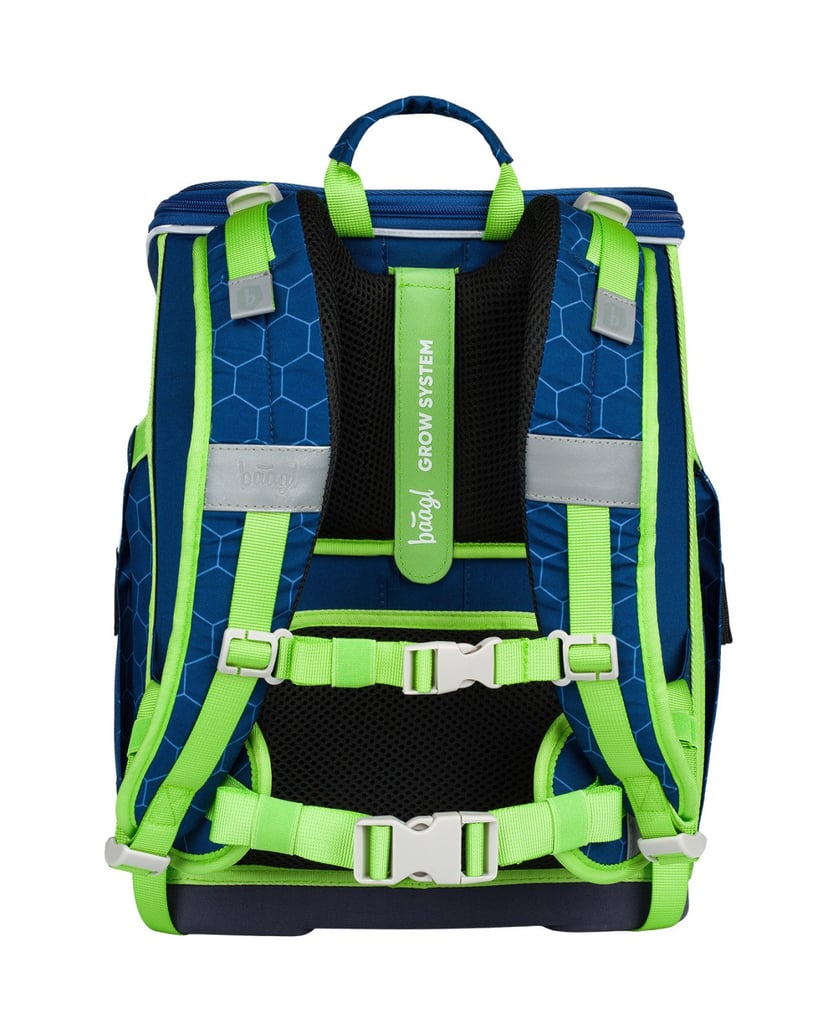 Baagl-Zippy-plus-Fußball-Schulranzen-Set-3tlg-blau