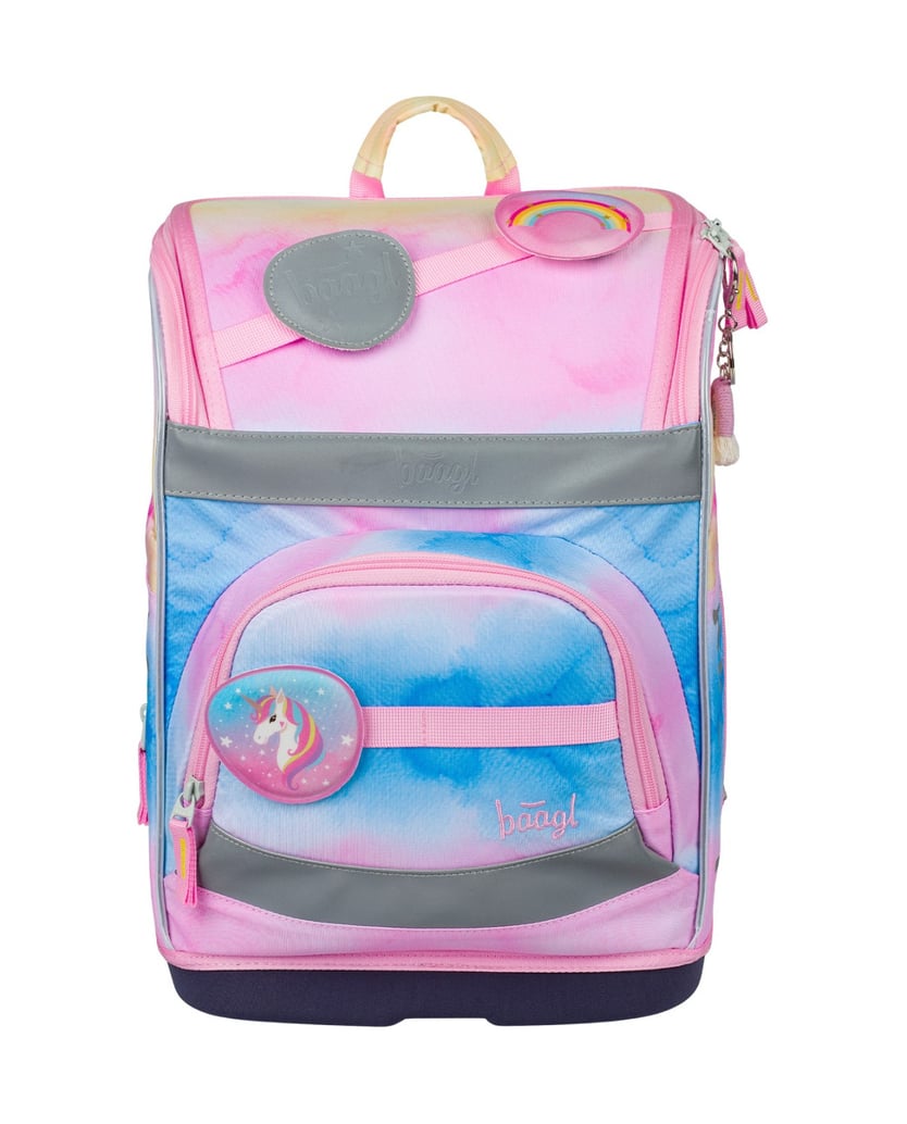 Baagl-Zippy-Einhorn-Schulranzen-Set-5tlg-rosa