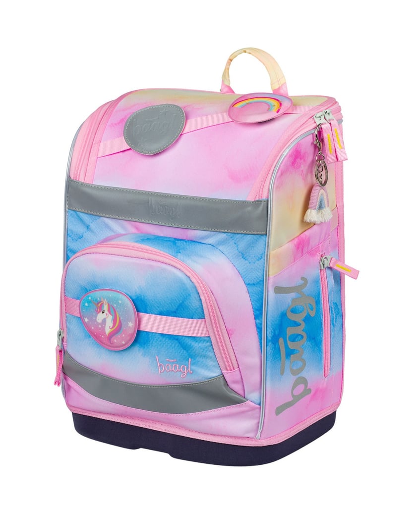 Baagl-Zippy-Einhorn-Schulranzen-Set-5tlg-rosa