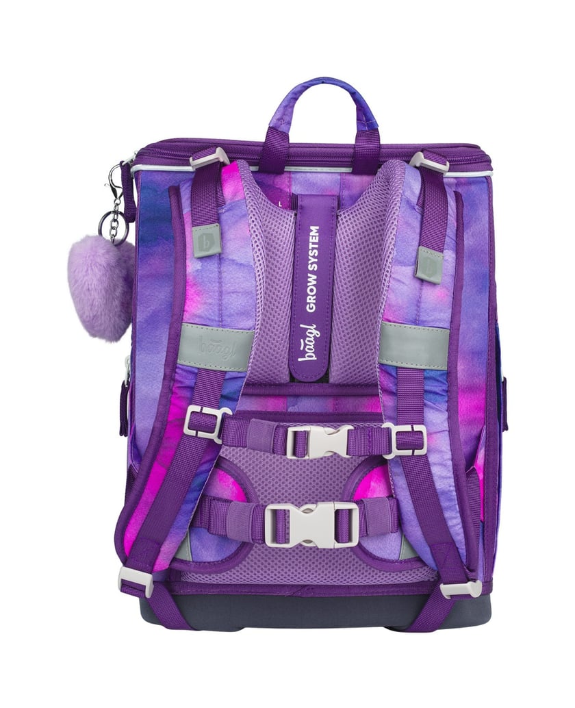 Baagl-Zippy-Plus-Pferd-Schulranzen-Set-5tlg-lila