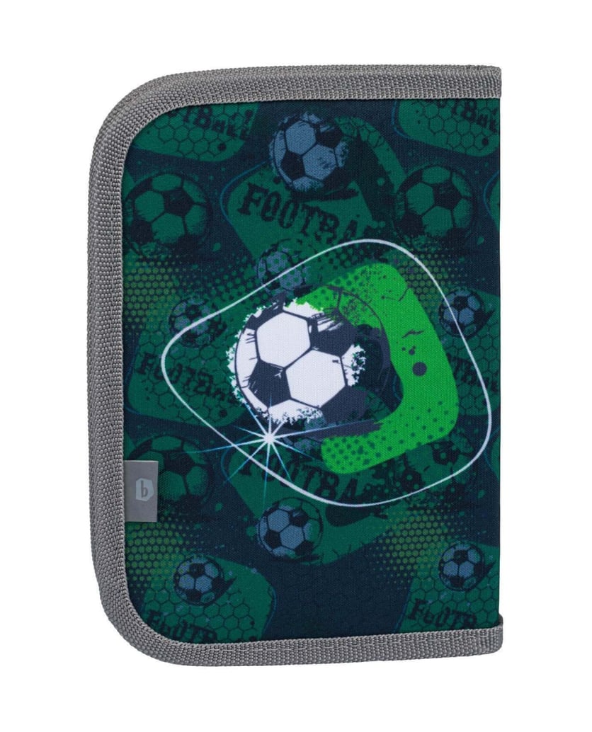 Baagl-Federmäppchen-1-Fach-Fußball-grün