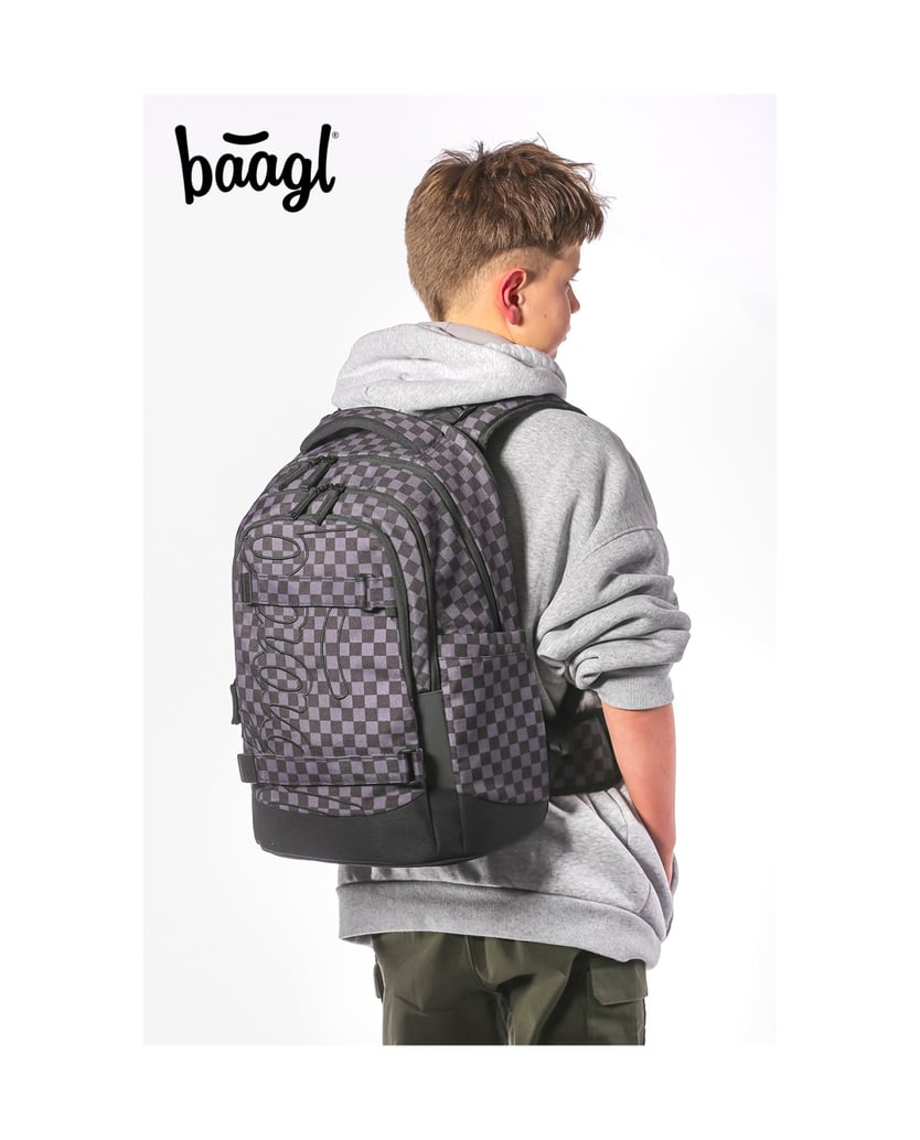 Baagl-Skate-max-SKA-grau-Rucksack-Set-3tlg-schwarz