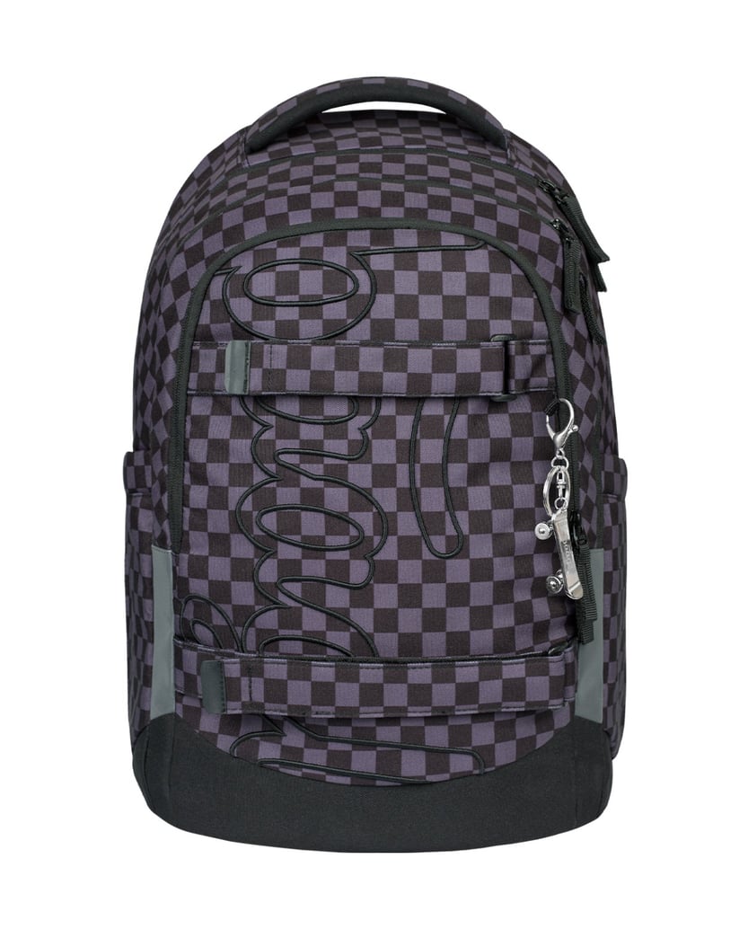 Baagl-Skate-max-SKA-grau-Rucksack-Set-3tlg-schwarz