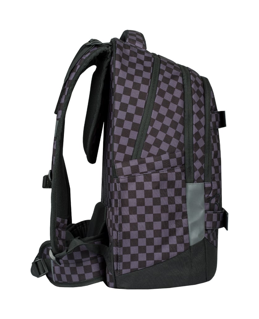 Baagl-Skate-max-SKA-grau-Rucksack-Set-3tlg-schwarz
