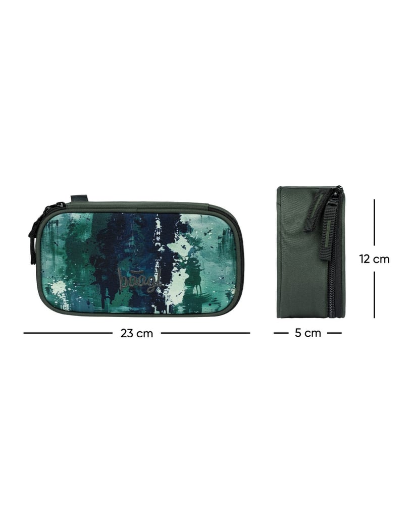 Baagl-Federmäppchen-Etui-Forest-grün