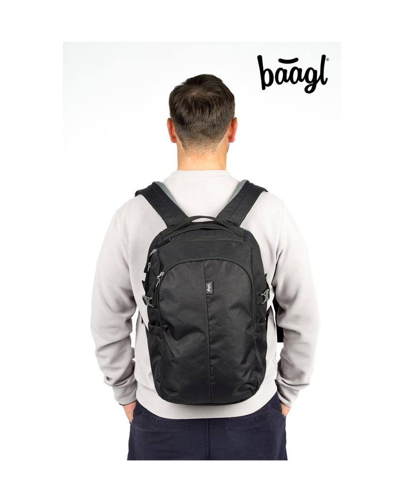 Baagl-Rucksack-Dash-Max-Schwarz-schwarz