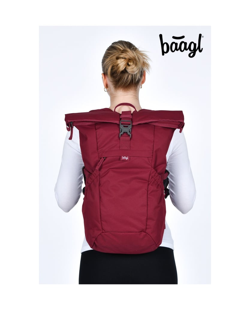 Baagl-Rucksack-Roll-Burgundy-rot