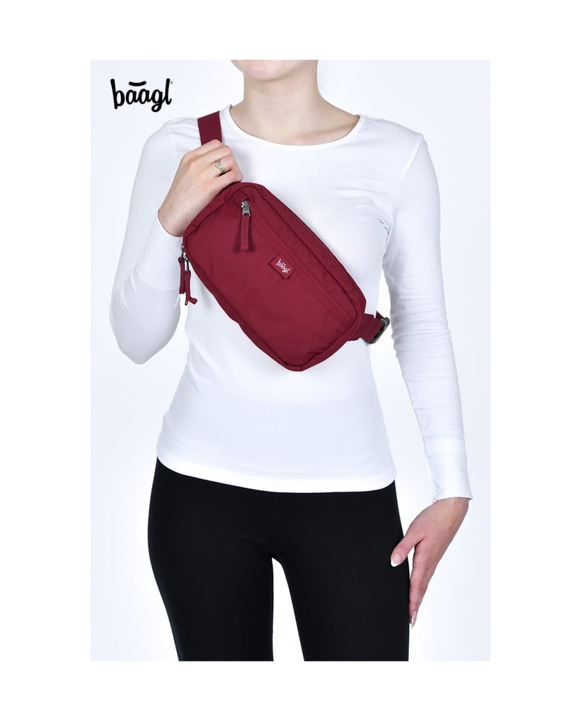 Baagl-Bauchtasche-Go-Burgundy-rot
