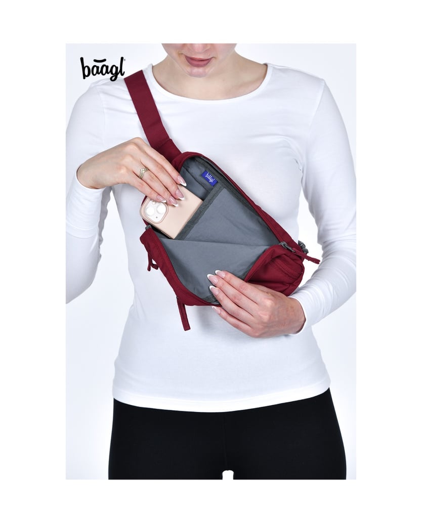 Baagl-Bauchtasche-Go-Burgundy-rot