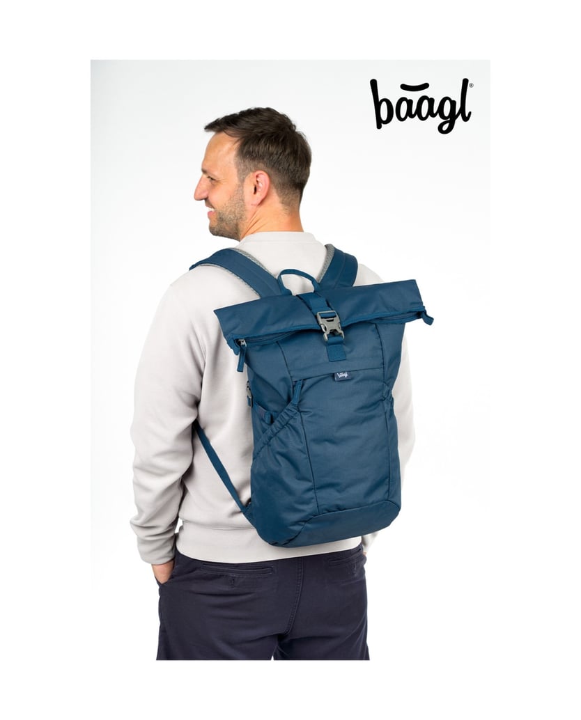 Baagl-Rucksack-Roll-Navy-blau