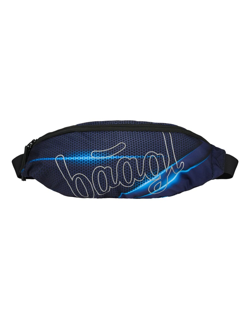 Baagl-Bauchtasche-Snap-Bluelight-schwarz