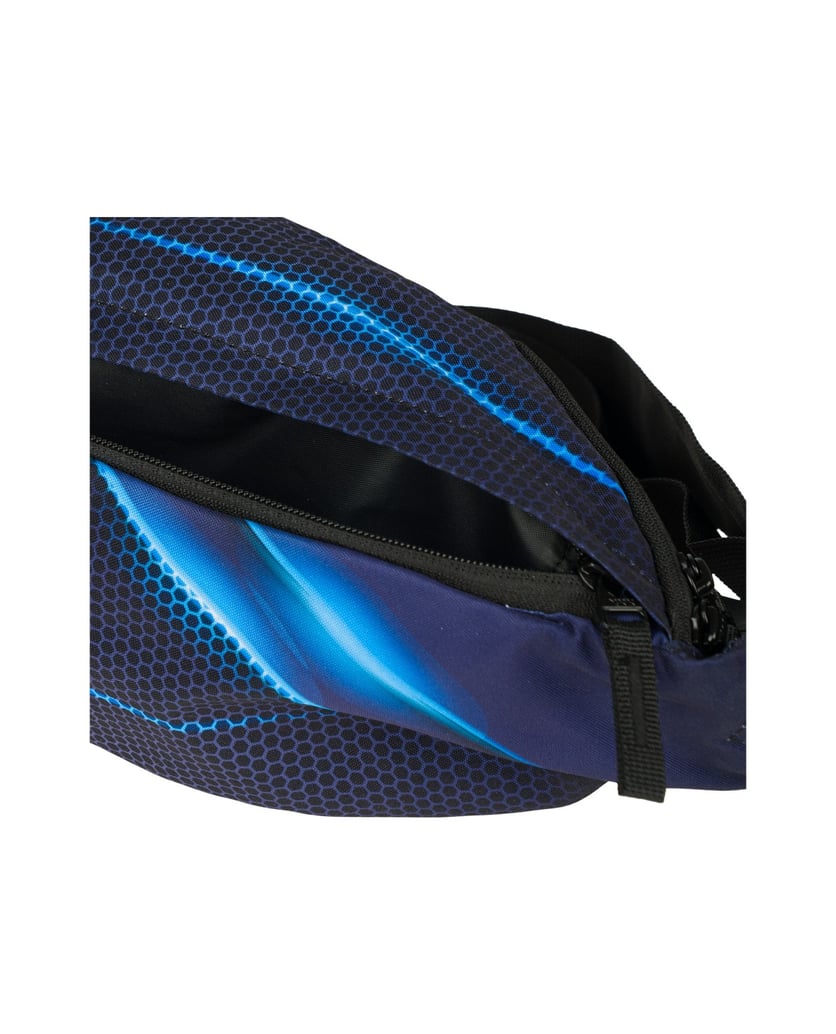 Baagl-Bauchtasche-Snap-Bluelight-schwarz
