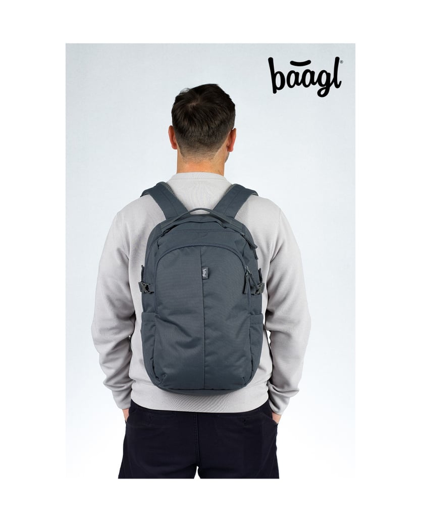 Baagl-Rucksack-Dash-Max-Grau-grau