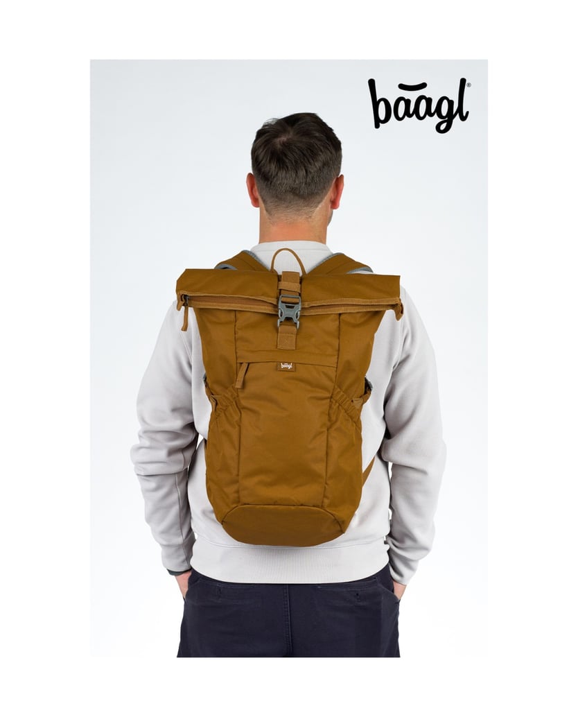 Baagl-Rucksack-Roll-Caramel-braun