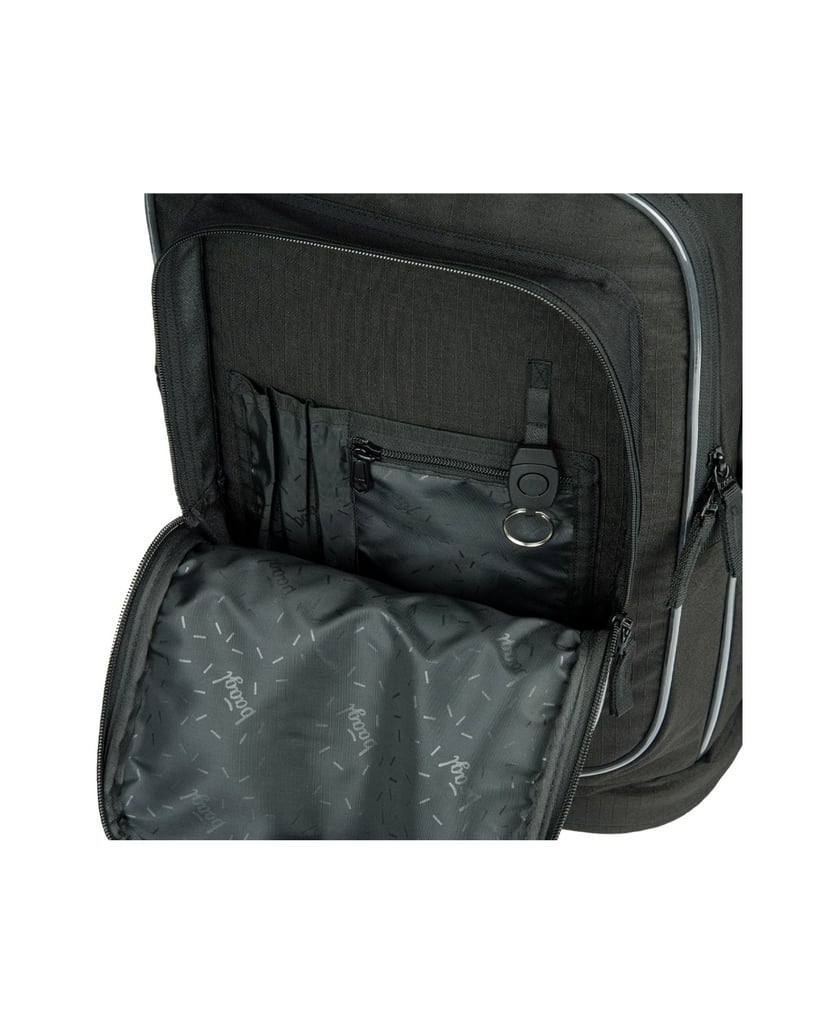 Baagl-Schulrucksack-Cubic-Uni-Schwarz-schwarz