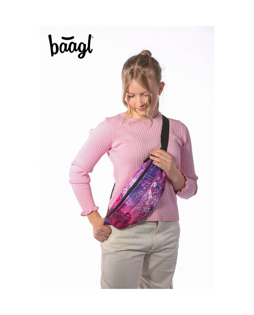 Baagl-Bauchtasche-Snap-Galaxy-lila