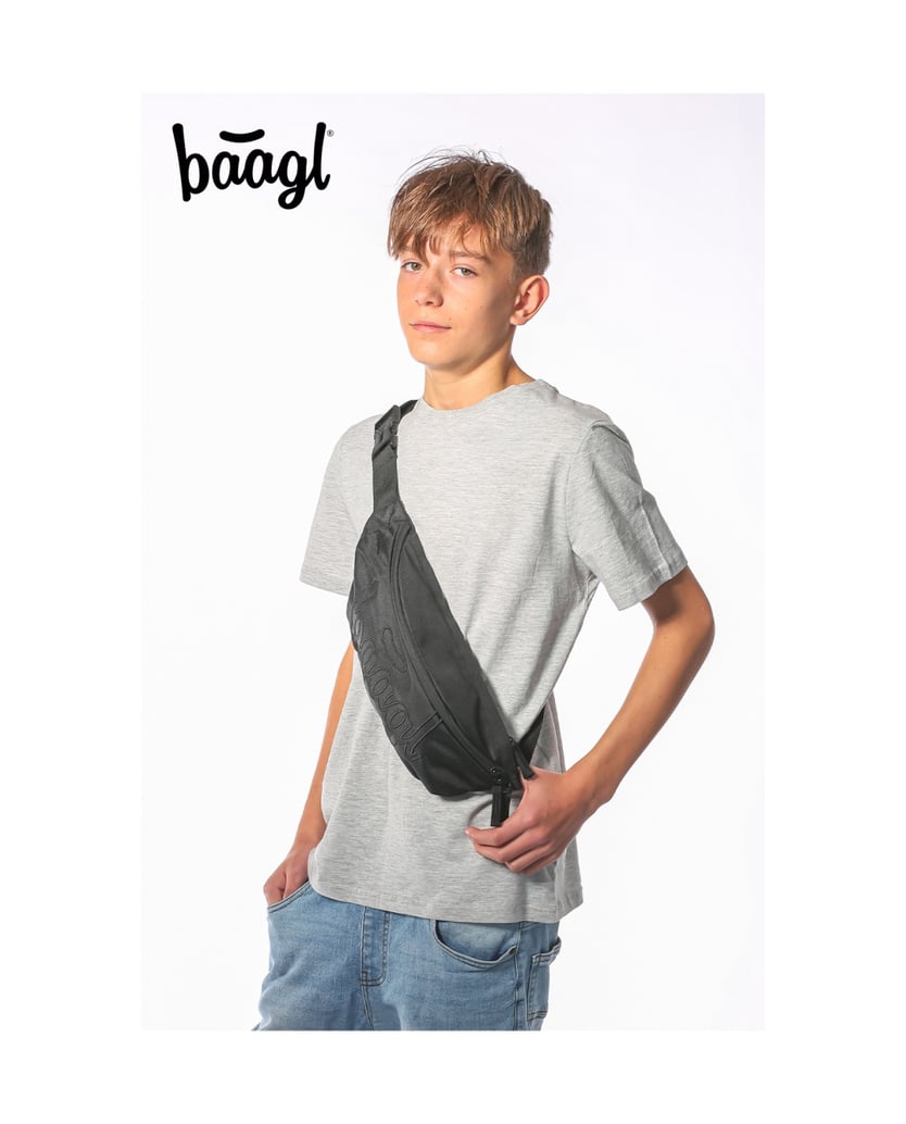 Baagl-Bauchtasche-Snap-Uni-Schwarz-schwarz