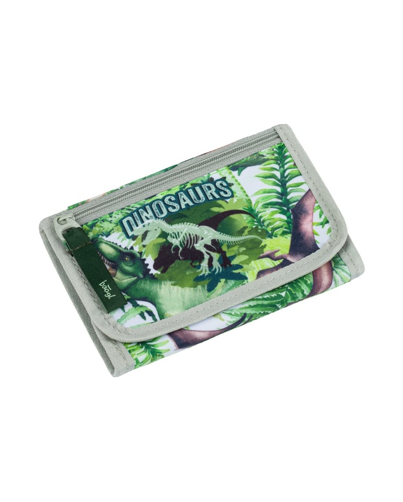 Baagl-Brustbeutel-Dino-grün