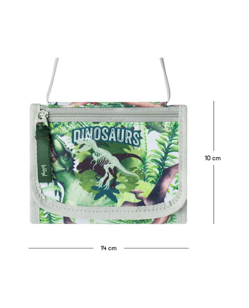 Baagl-Brustbeutel-Dino-grün
