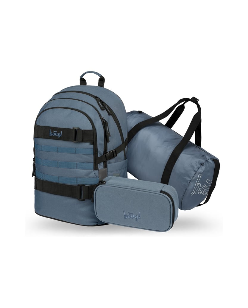 Baagl-Skate-Dust-Blue-Rucksack-Set-3tlg-blau
