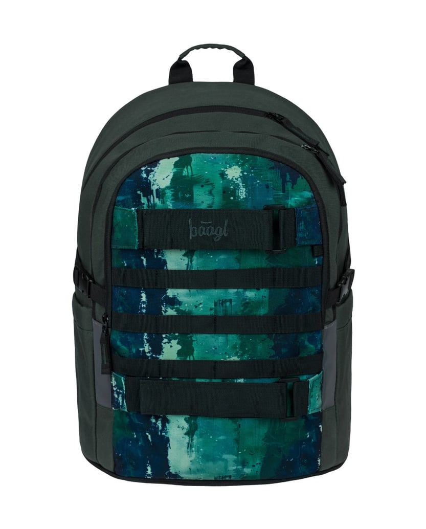 Baagl-Skate-Forest-Rucksack-Set-3tlg-grün