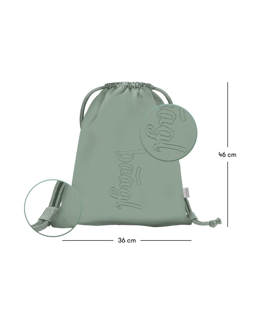 Baagl-Skate-max-Mentol-Rucksack-Set-3tlg-grün