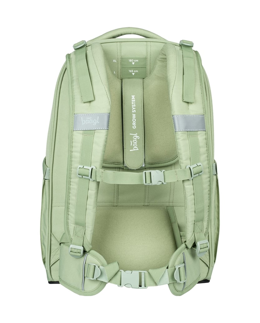 Baagl-Skate-max-Mentol-Rucksack-Set-3tlg-grün