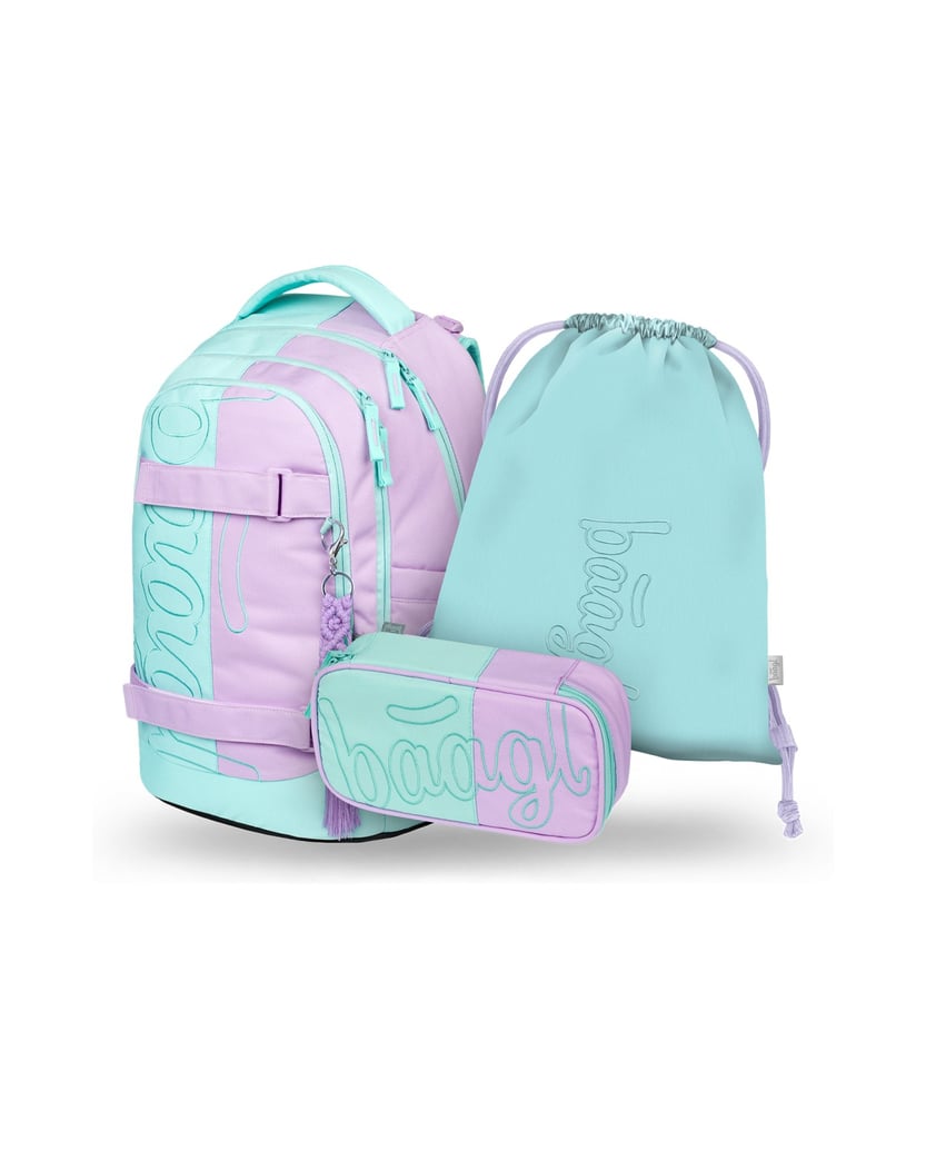 Baagl-Skate-max-Sweet-Rucksack-Set-3tlg-lila
