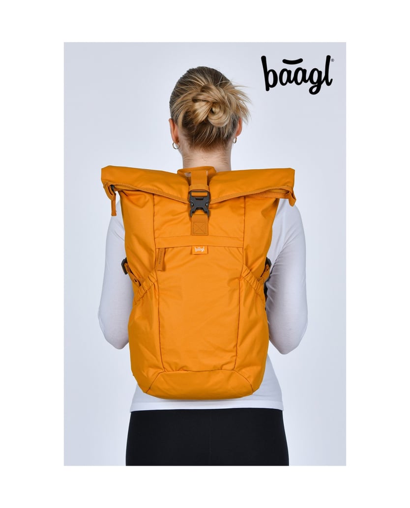 Baagl-Rucksack-Roll-Gelb-gelb