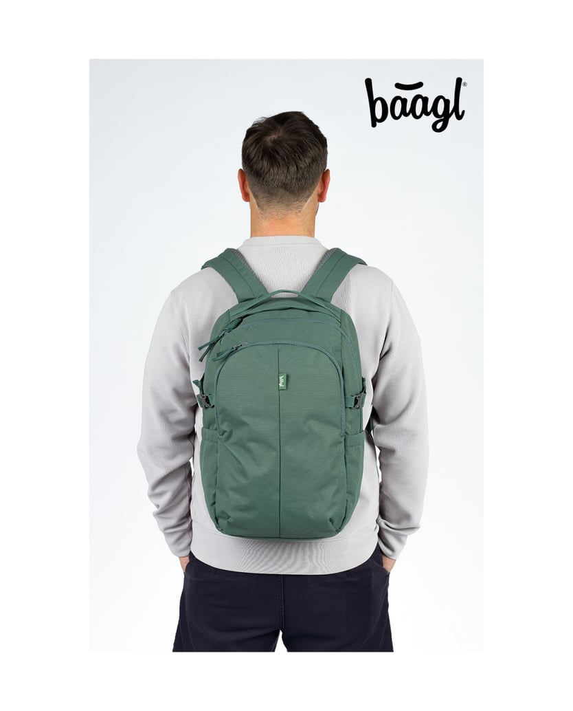 Baagl-Rucksack-Dash-Max-Grün-grün