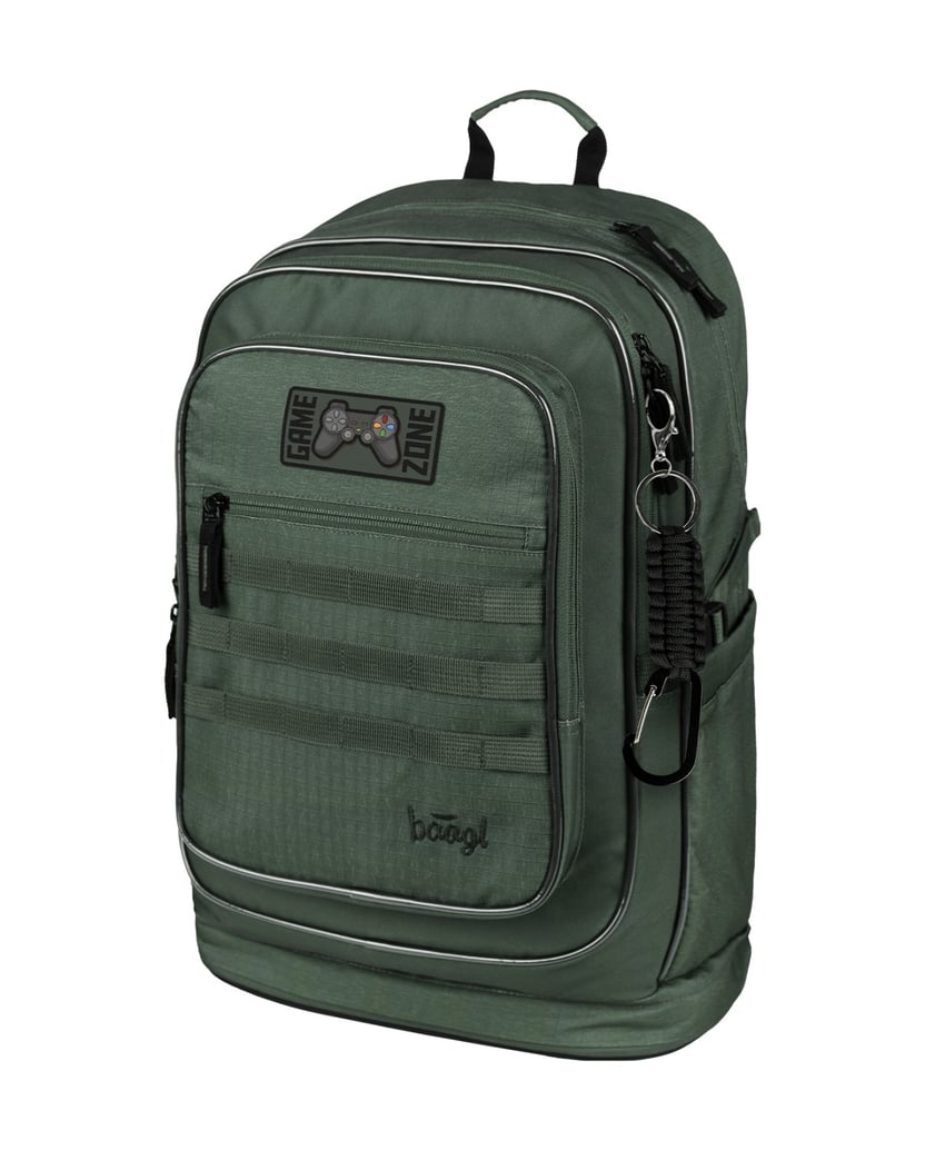 Baagl-Cubic-Grove-Rucksack-Set-3tlg-grün